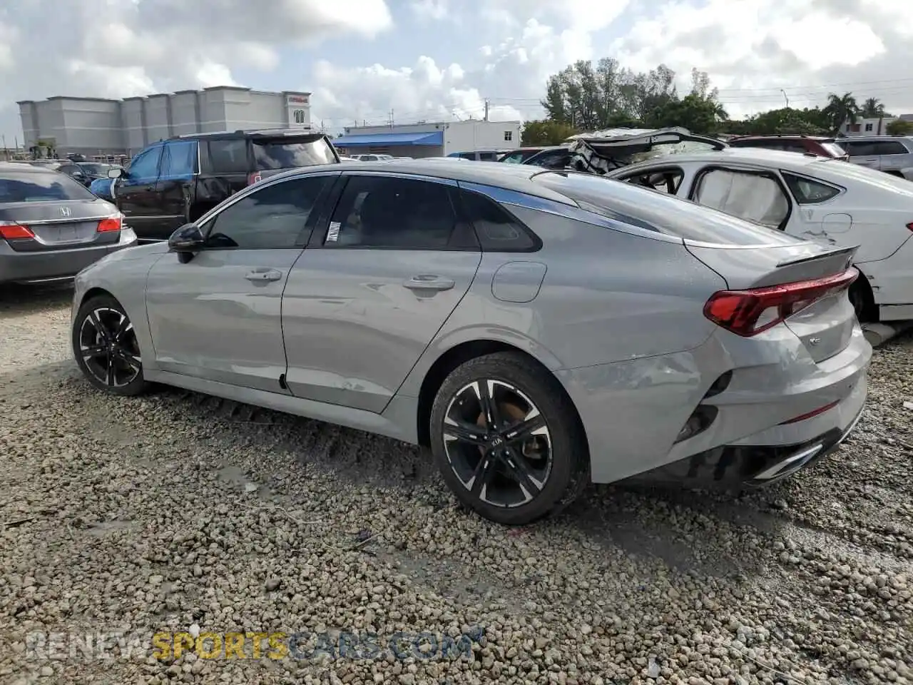 2 Photograph of a damaged car 5XXG64J21MG005541 KIA K5 2021