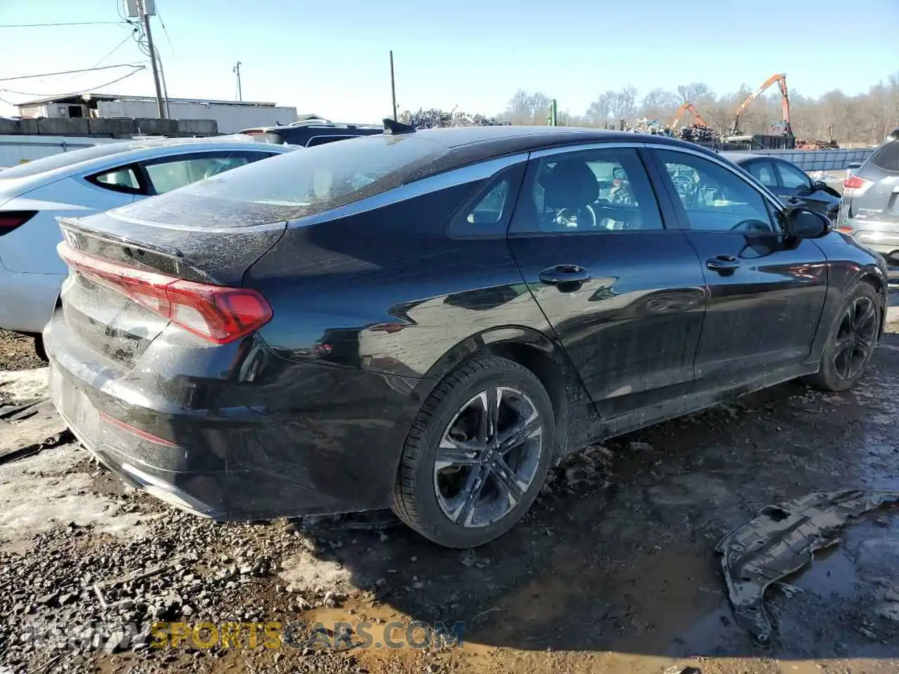 3 fotografías del automóvil dañado 5XXG64J21MG019388 KIA K5 2021
