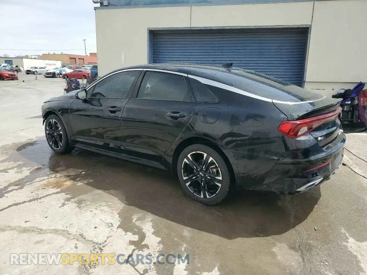 2 fotografías del automóvil dañado 5XXG64J21MG042122 KIA K5 2021