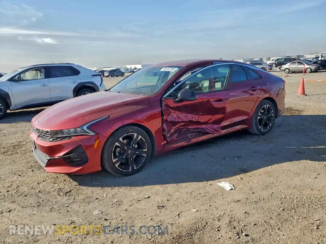 1 Photograph of a damaged car 5XXG64J22MG006892 KIA K5 2021