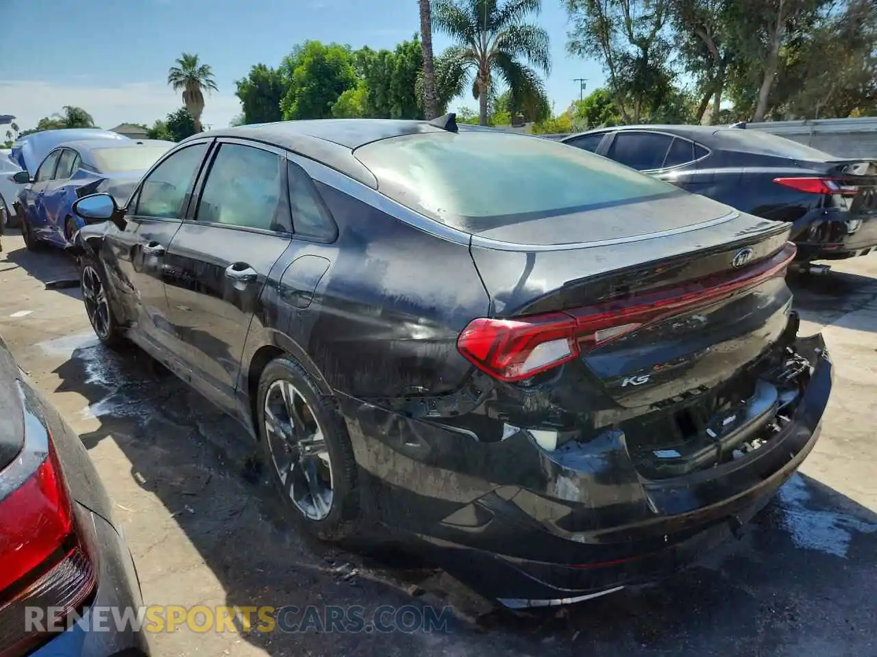 2 Photograph of a damaged car 5XXG64J22MG080765 KIA K5 2021