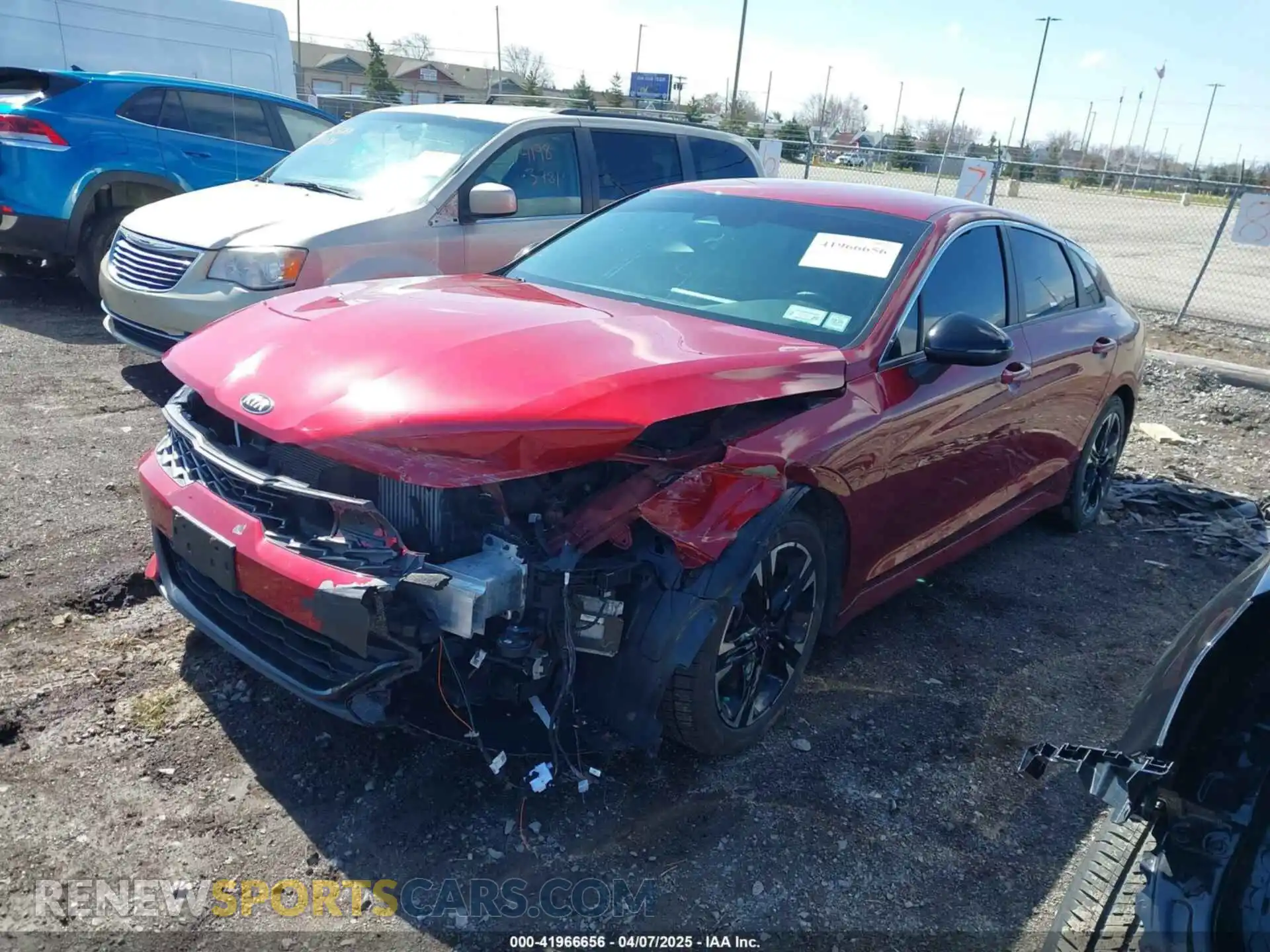2 Photograph of a damaged car 5XXG64J23MG008473 KIA K5 2021