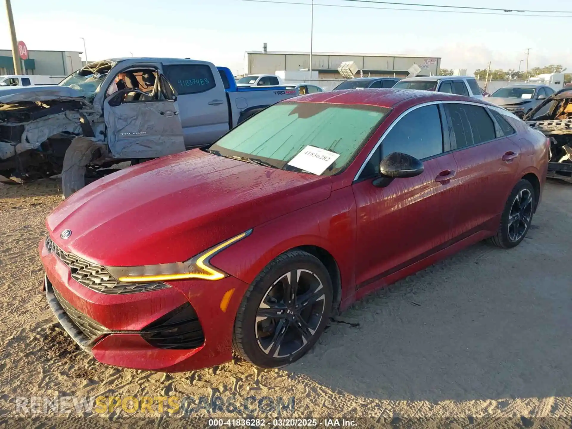 2 Photograph of a damaged car 5XXG64J23MG024186 KIA K5 2021
