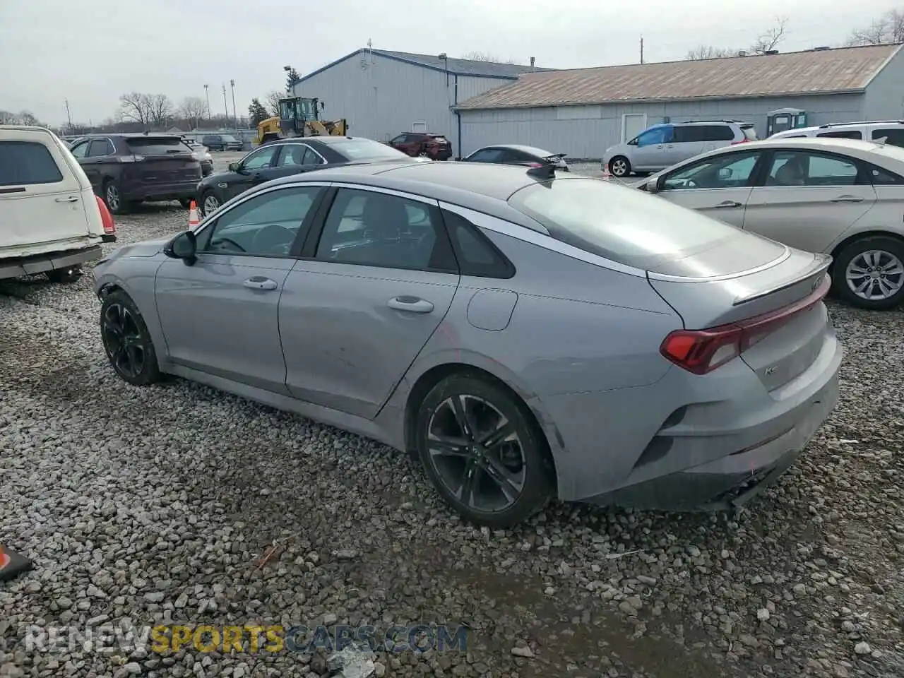 2 fotografías del automóvil dañado 5XXG64J25MG024304 KIA K5 2021