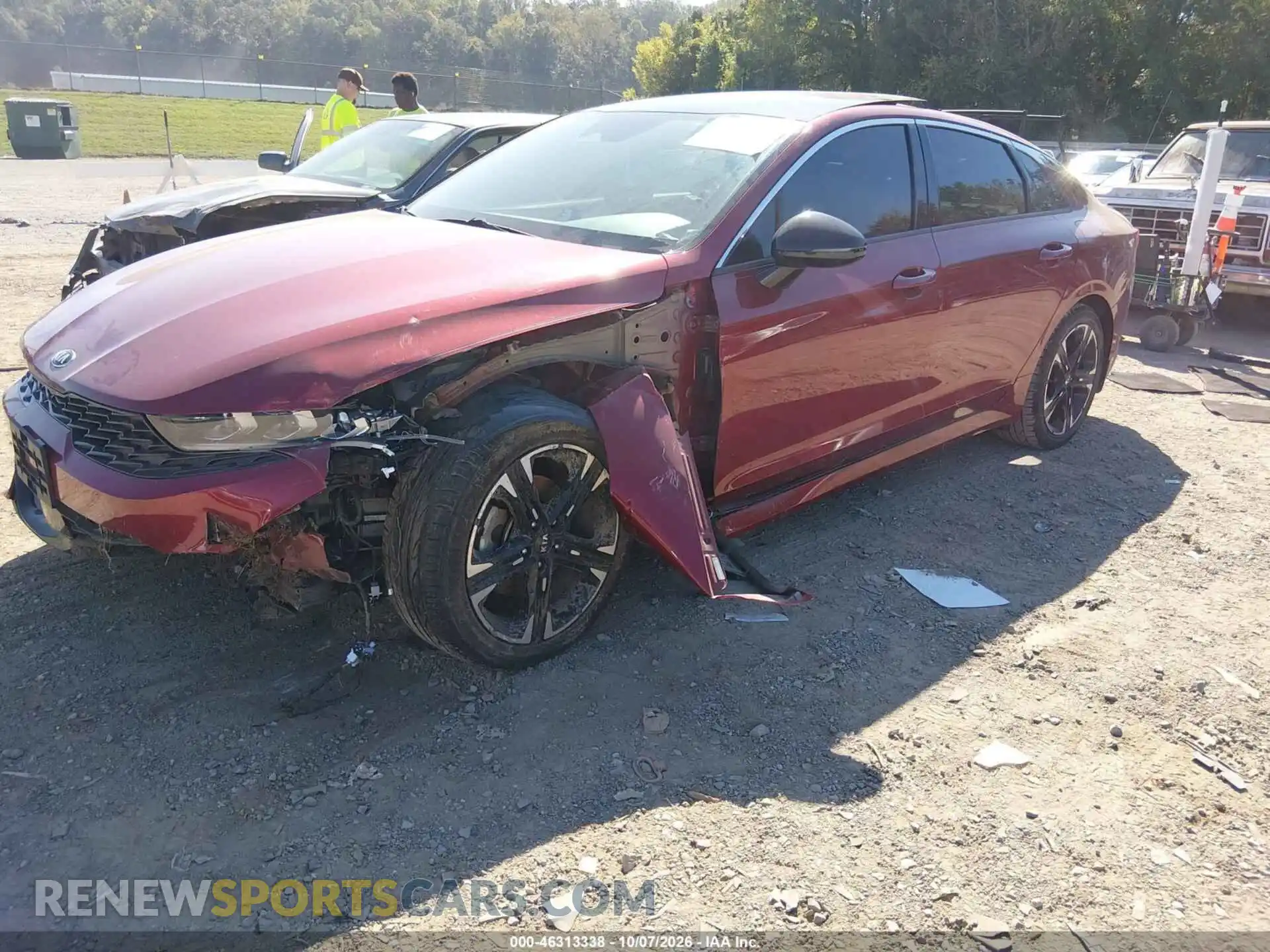 2 Photograph of a damaged car 5XXG64J26MG035957 KIA K5 2021
