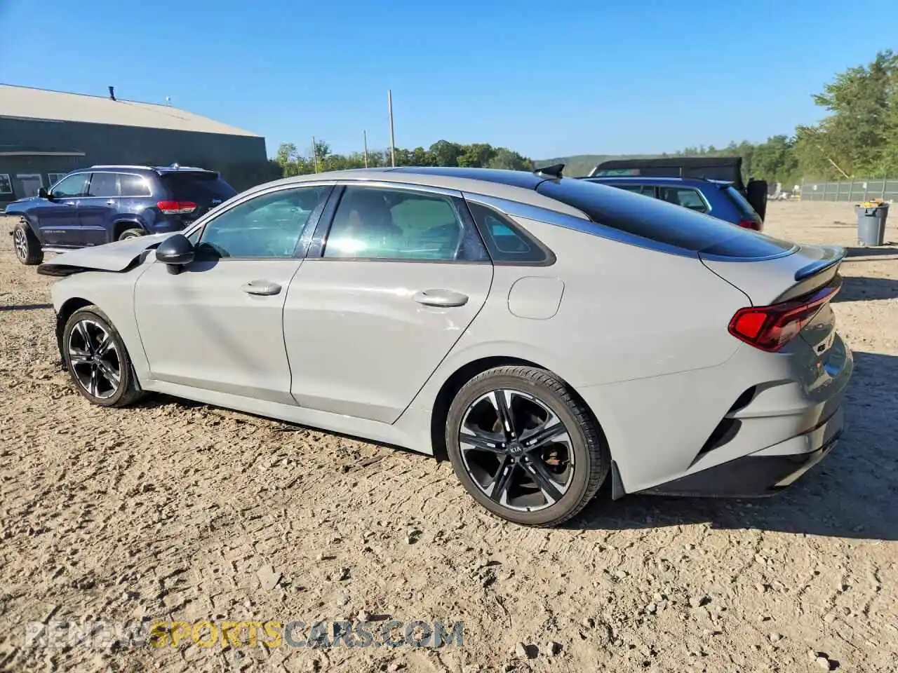 2 fotografías del automóvil dañado 5XXG64J26MG059398 KIA K5 2021