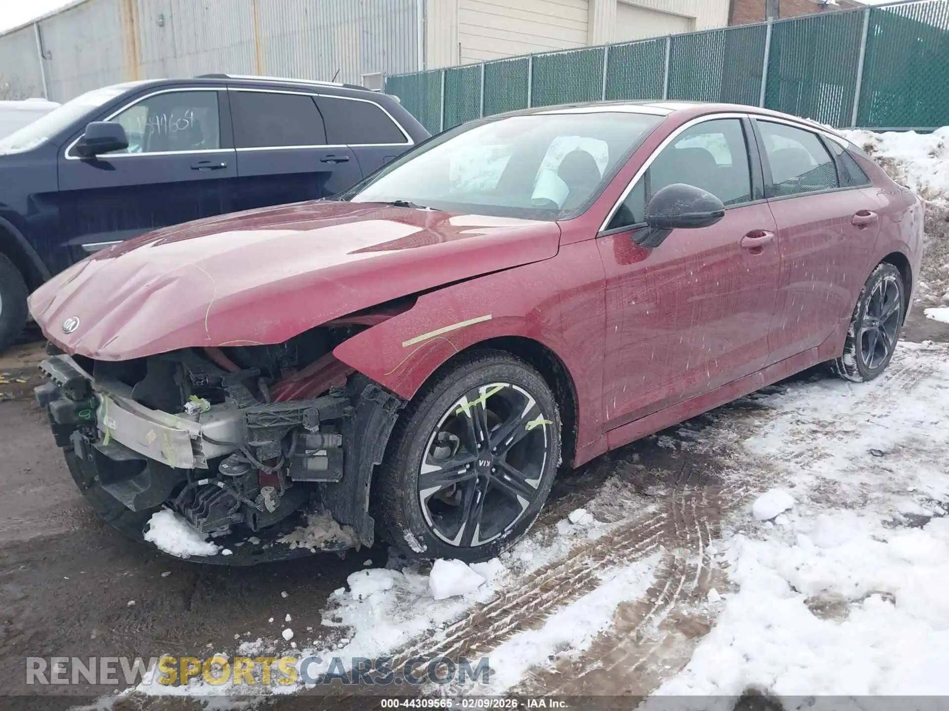 2 Photograph of a damaged car 5XXG64J27MG007987 KIA K5 2021