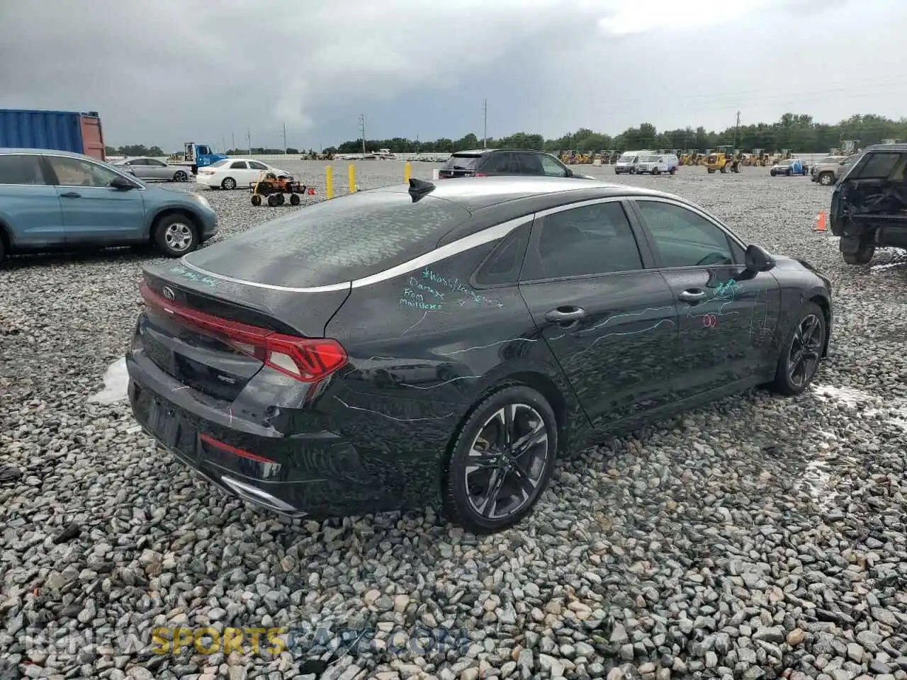 3 Photograph of a damaged car 5XXG64J27MG027348 KIA K5 2021