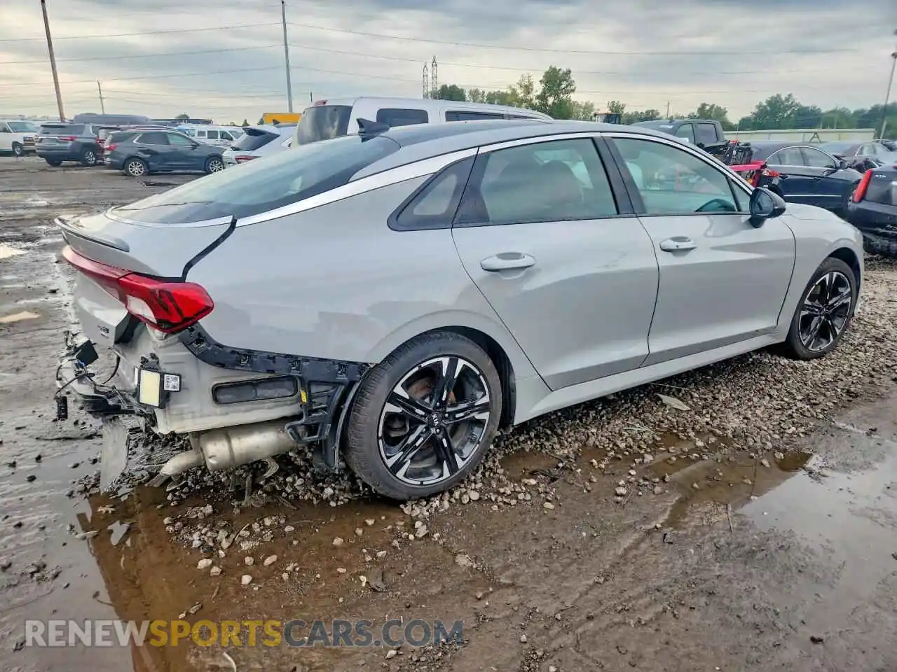 3 fotografías del automóvil dañado 5XXG64J27MG030511 KIA K5 2021