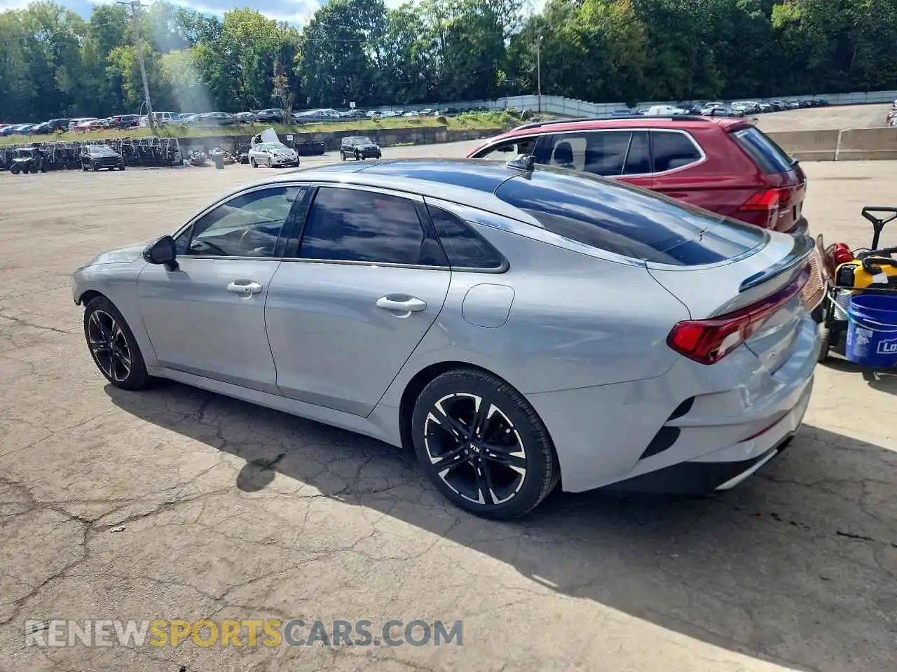 2 fotografías del automóvil dañado 5XXG64J27MG078929 KIA K5 2021