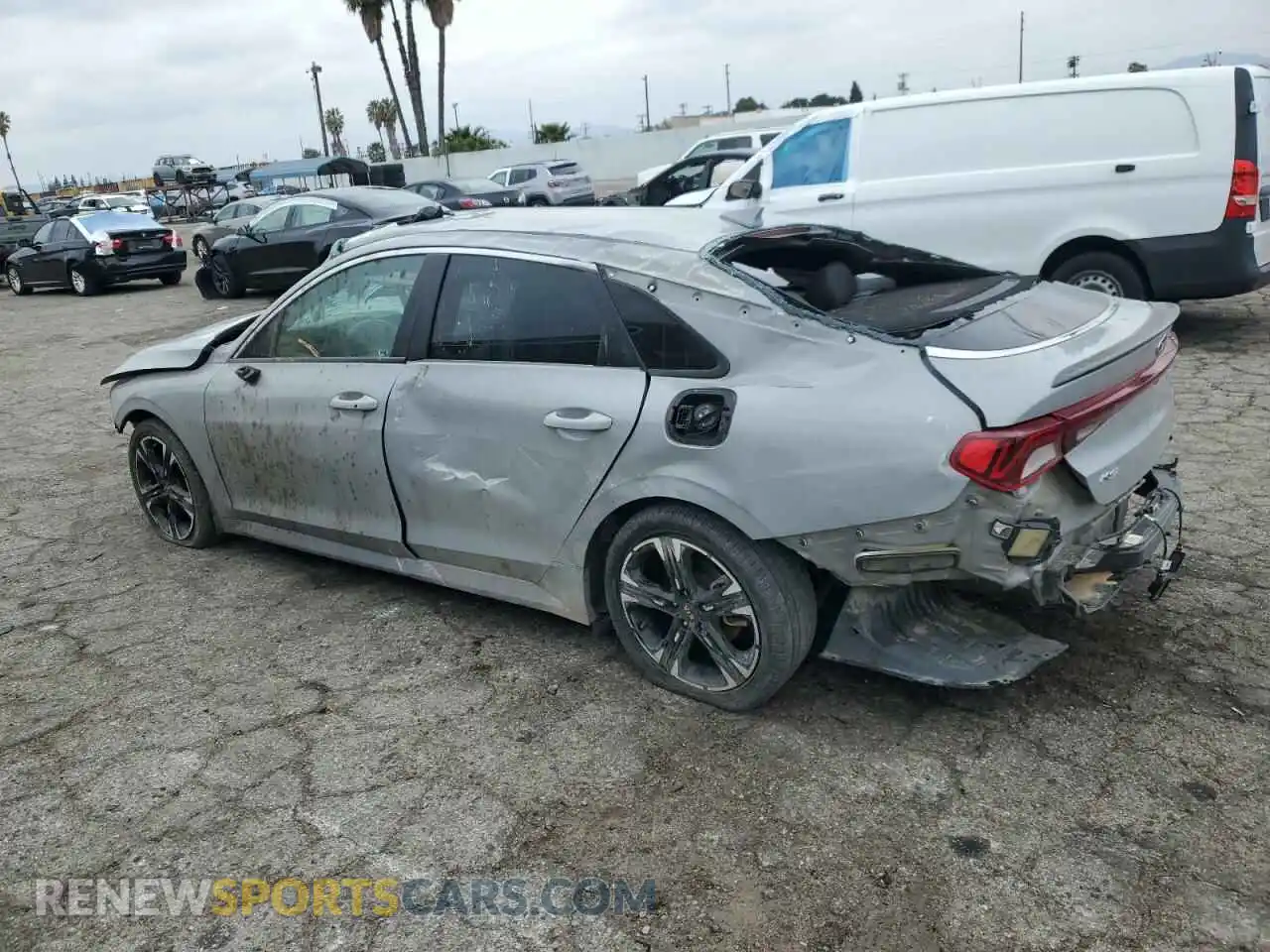 2 Photograph of a damaged car 5XXG64J27MG079885 KIA K5 2021