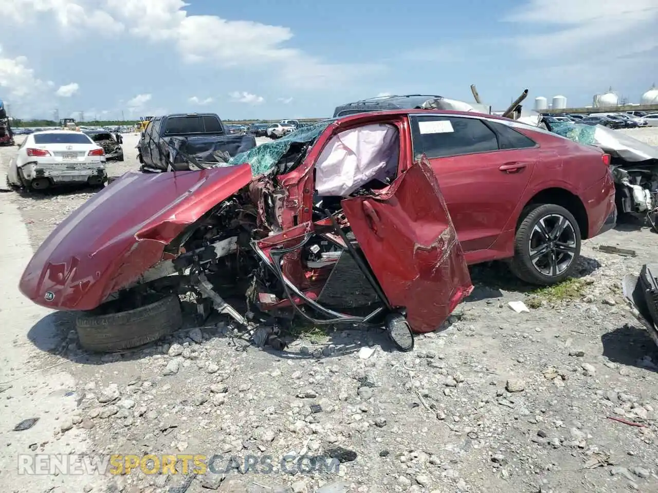 1 fotografías del automóvil dañado 5XXG64J27MG081622 KIA K5 2021