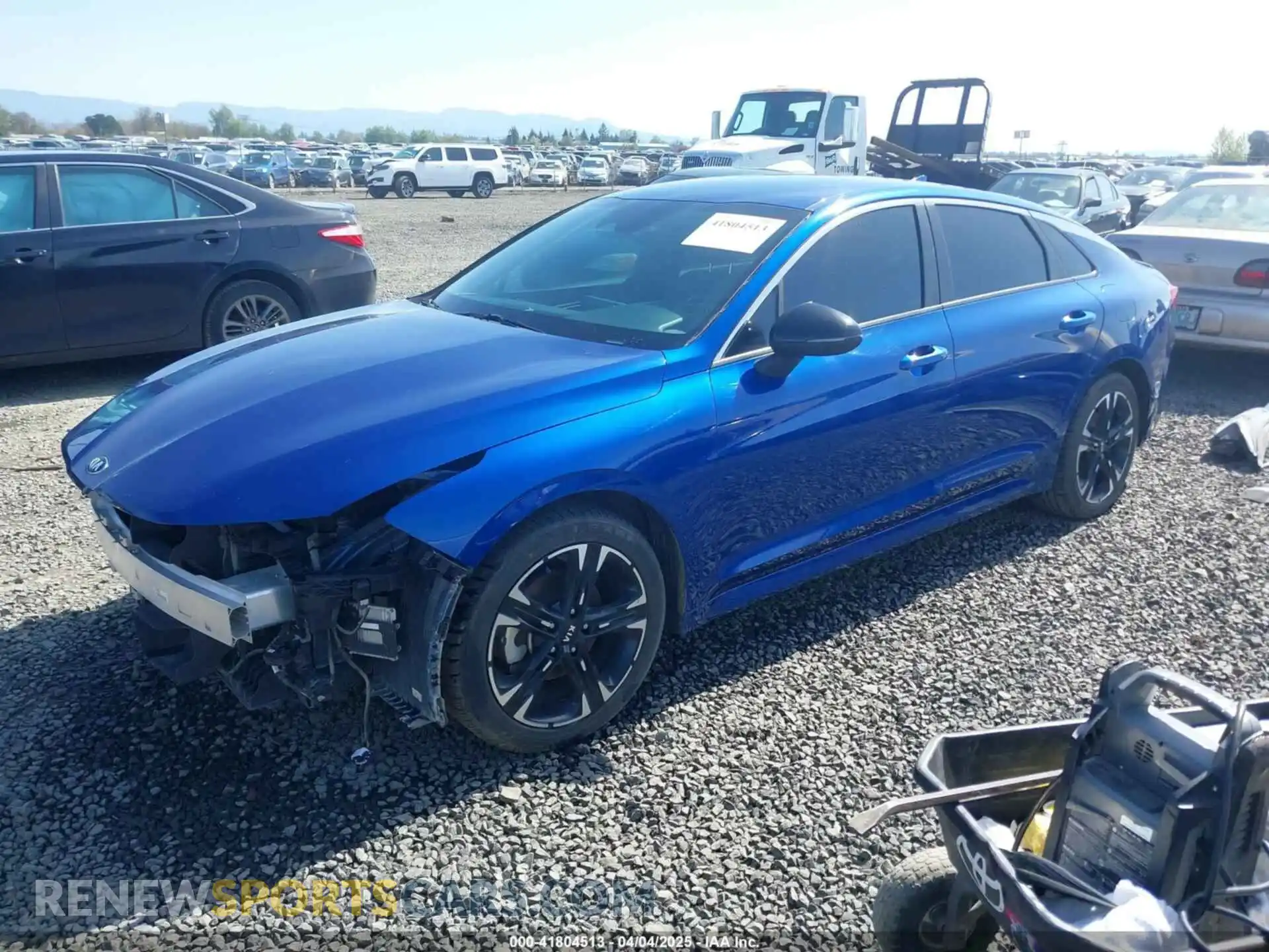 2 fotografías del automóvil dañado 5XXG64J28MG008176 KIA K5 2021