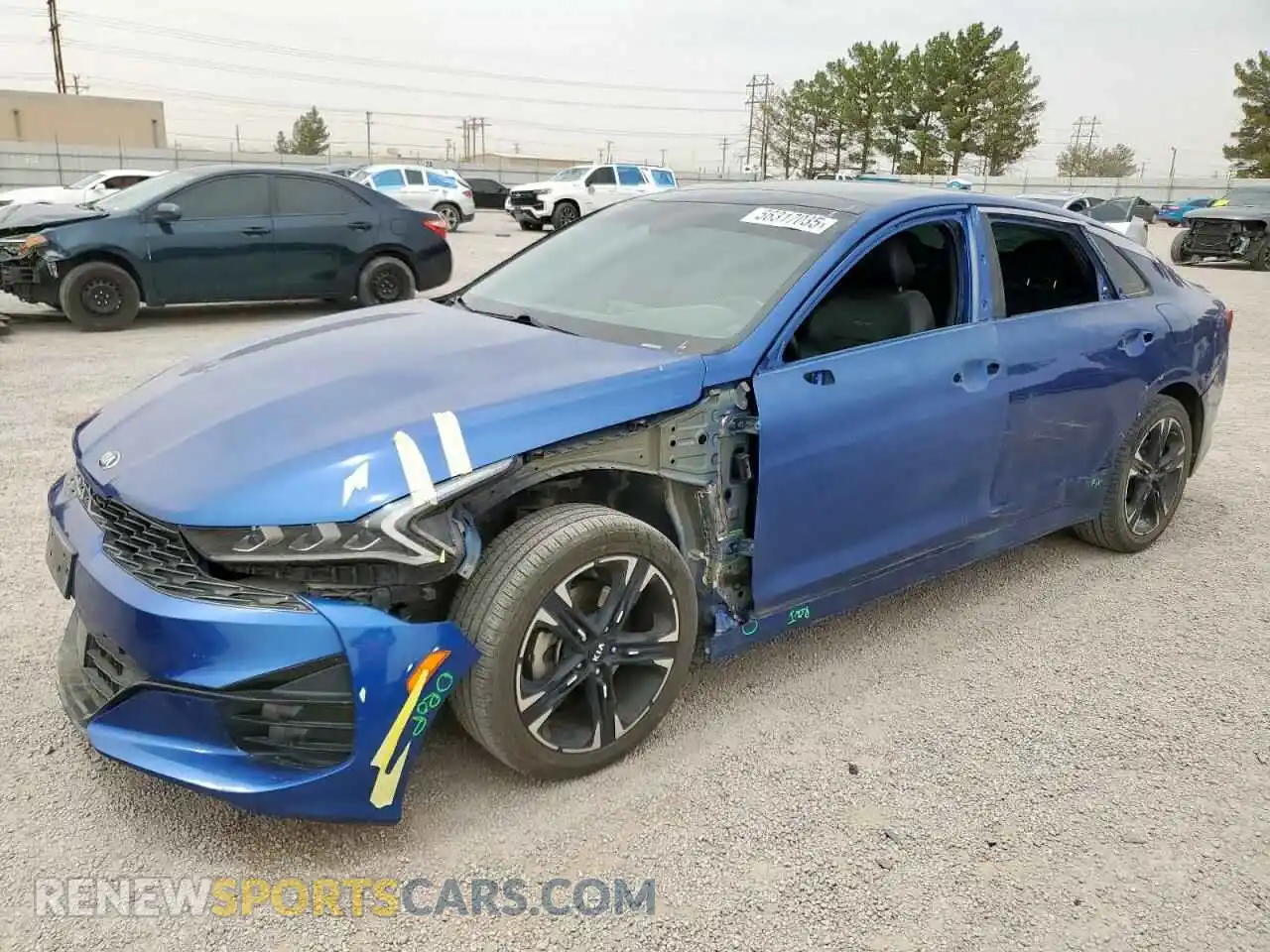 1 Photograph of a damaged car 5XXG64J29MG017940 KIA K5 2021