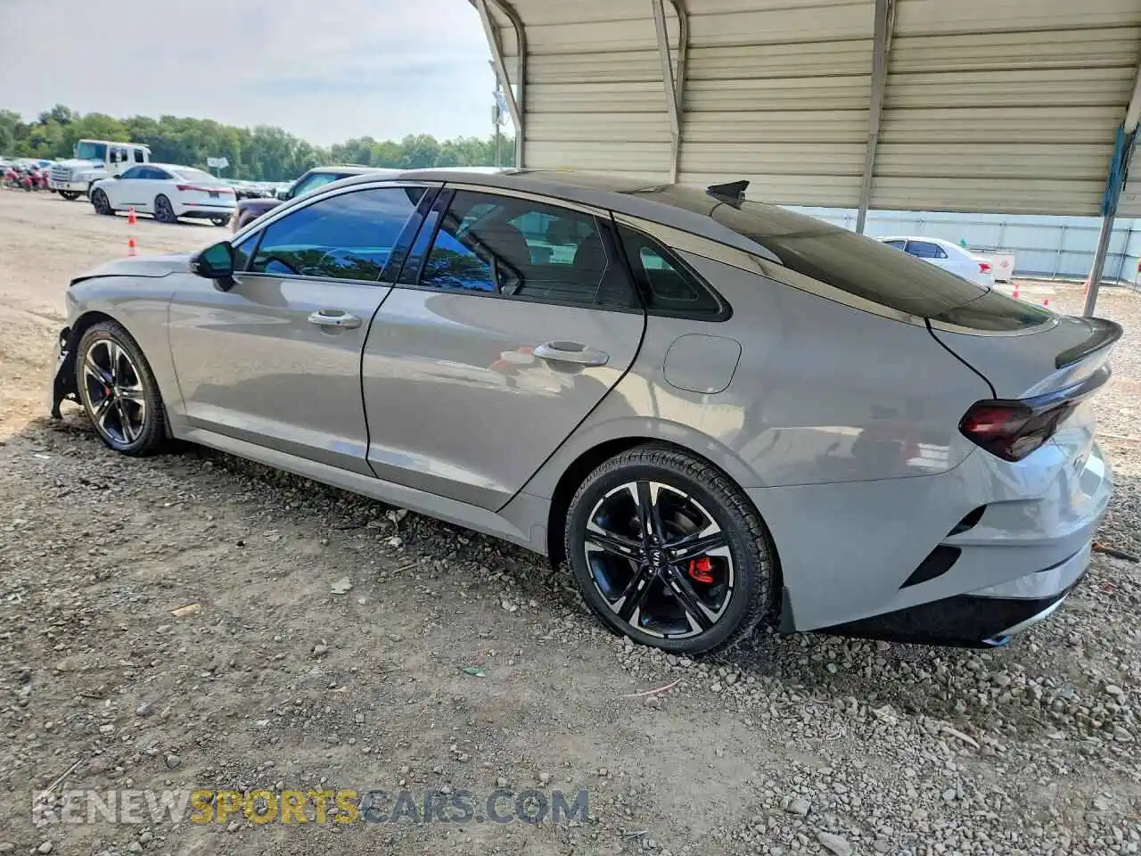 2 fotografías del automóvil dañado 5XXG64J29MG055863 KIA K5 2021