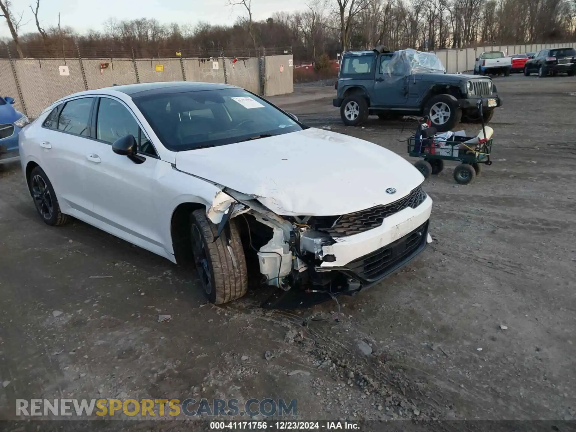 1 Photograph of a damaged car 5XXG64J2OMG059977 KIA K5 2021