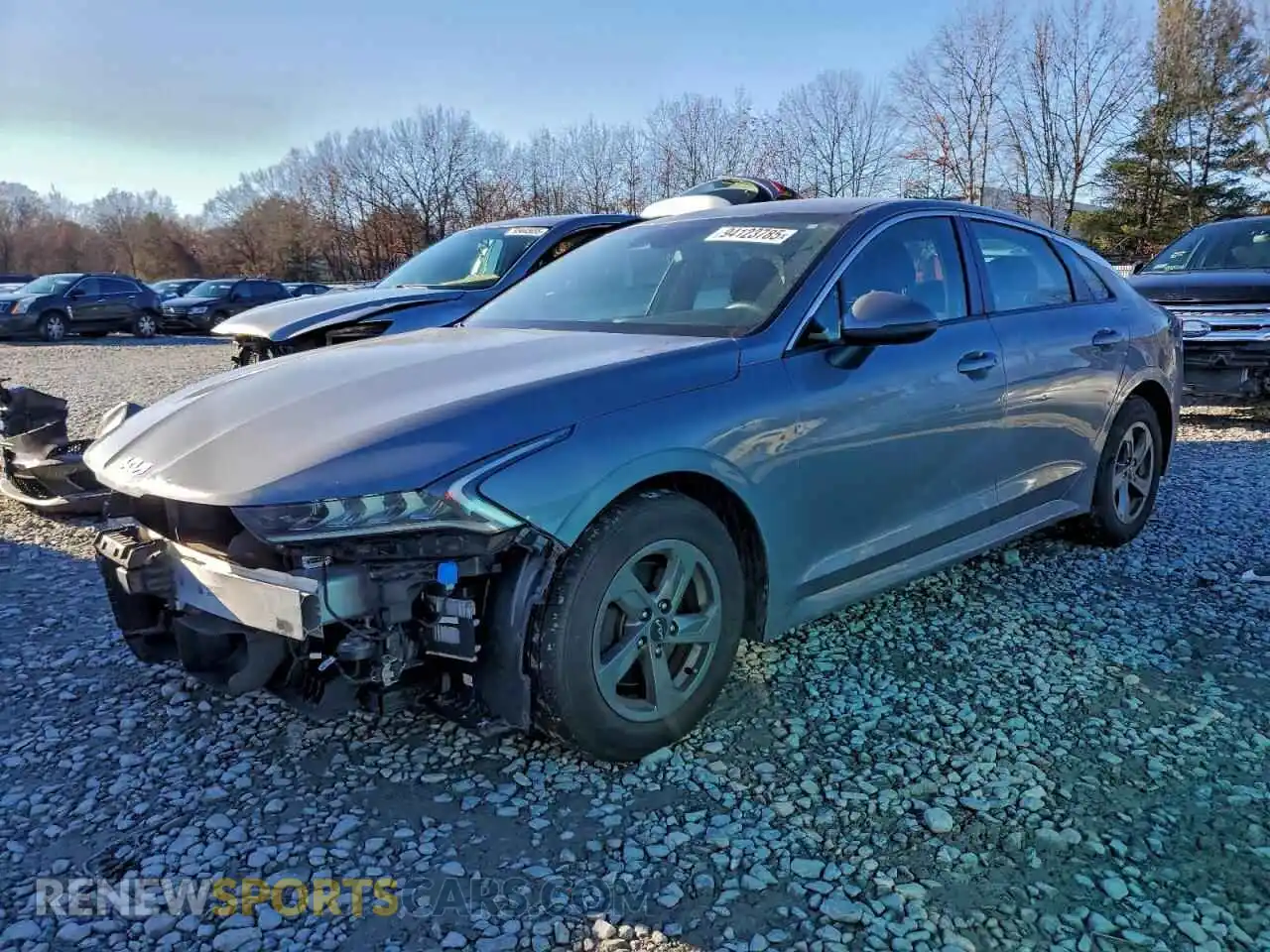 1 Photograph of a damaged car 5XXG14J29NG138029 KIA K5 2022