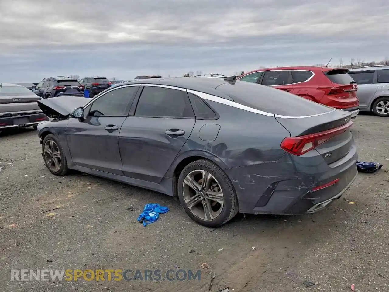 2 Photograph of a damaged car 5XXG34J27NG109624 KIA K5 2022