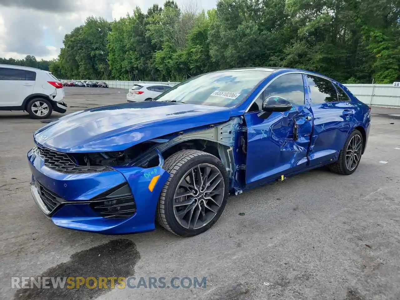 1 Photograph of a damaged car 5XXG44J83PG173003 KIA K5 2023