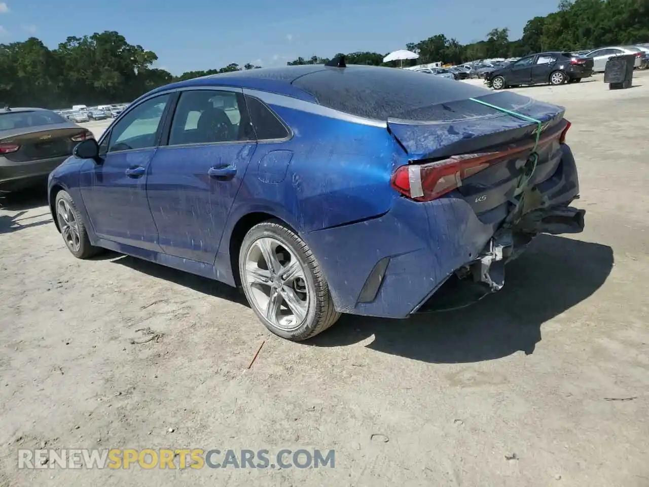 2 fotografías del automóvil dañado 5XXG34J29RG258610 KIA K5 2024