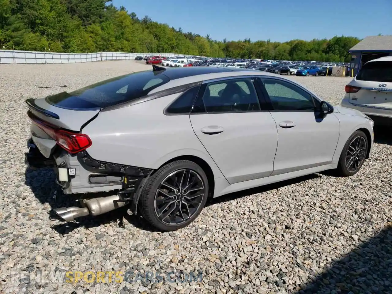 3 fotografías del automóvil dañado 5XXG44J80RG255208 KIA K5 2024
