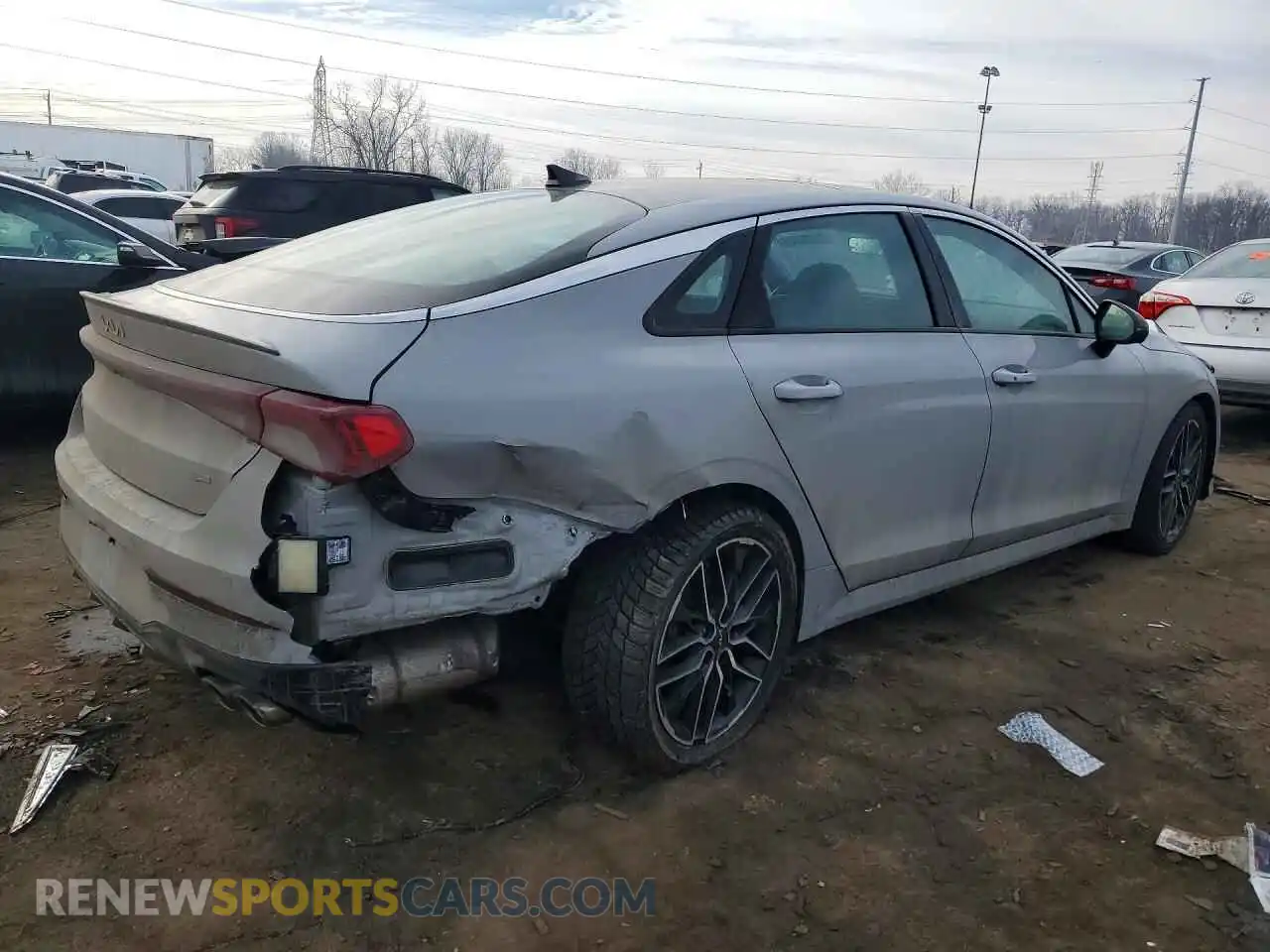 3 Photograph of a damaged car 5XXG44J83RG265957 KIA K5 2024