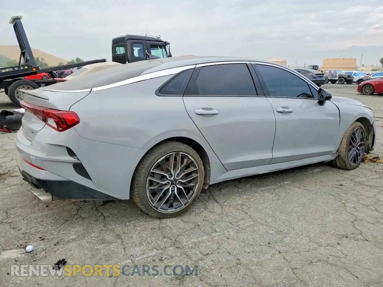 3 fotografías del automóvil dañado 5XXG44J89RG252727 KIA K5 2024