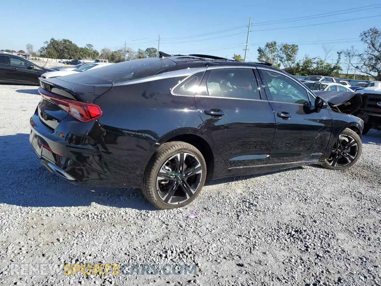 3 fotografías del automóvil dañado 5XXG64J21RG266630 KIA K5 2024