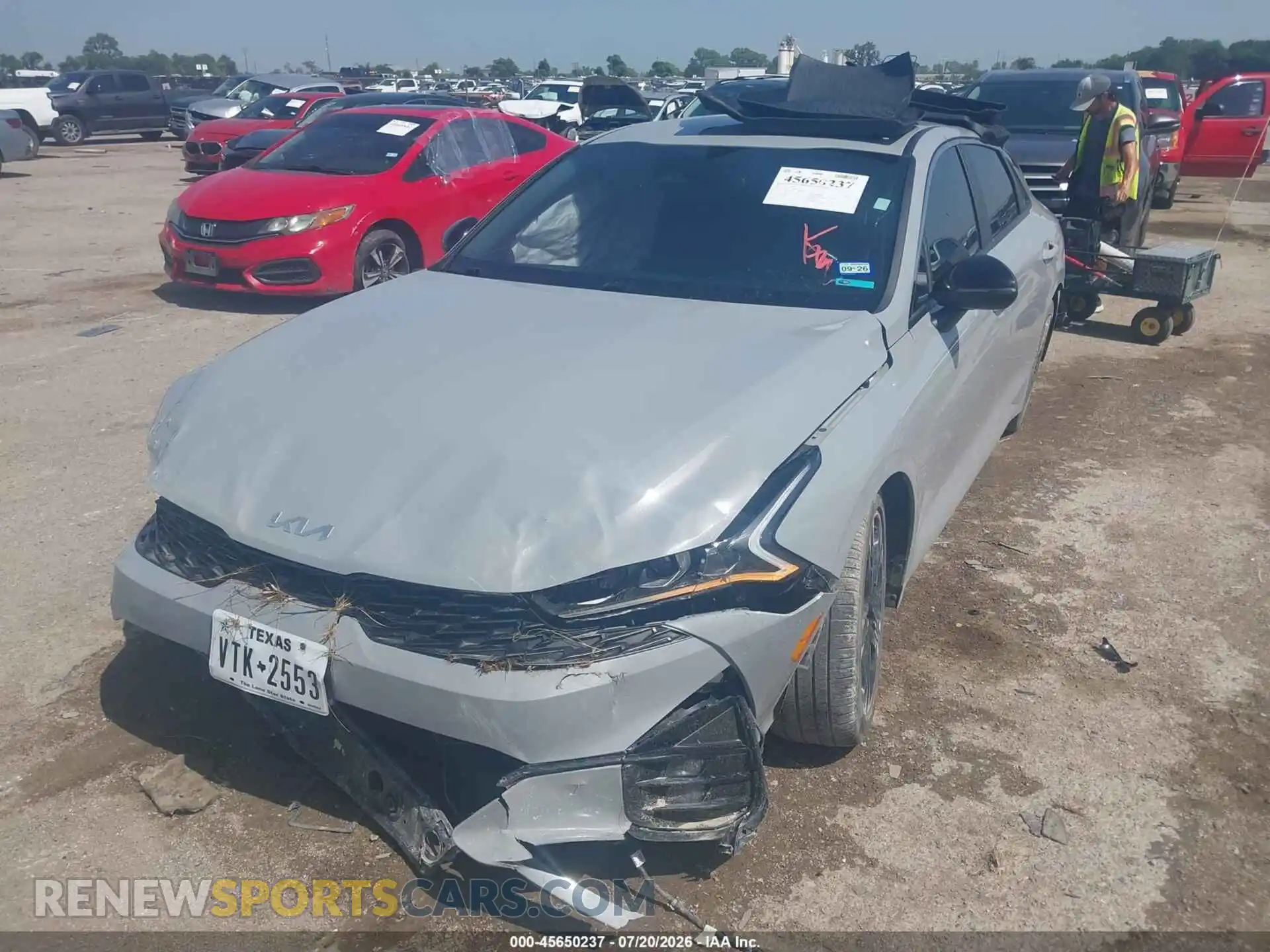2 Photograph of a damaged car 5XXG64J24RG244329 KIA K5 2024