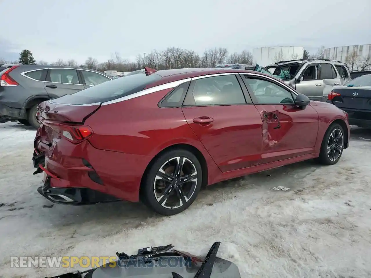3 Photograph of a damaged car 5XXG64J29RG247162 KIA K5 2024