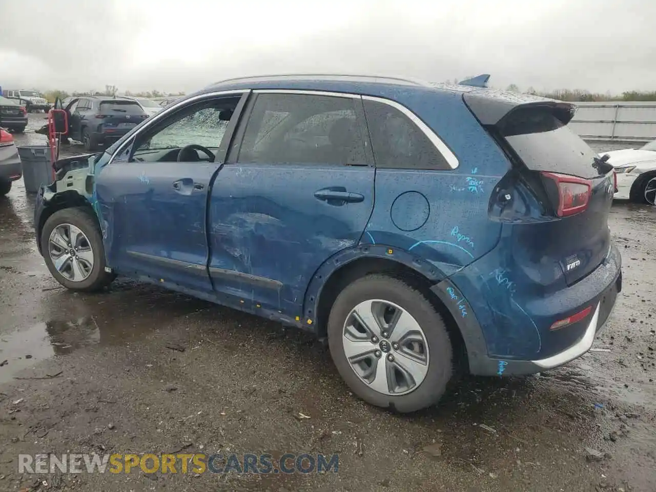 2 Photograph of a damaged car KNDCB3LC0K5342987 KIA NIRO 2019