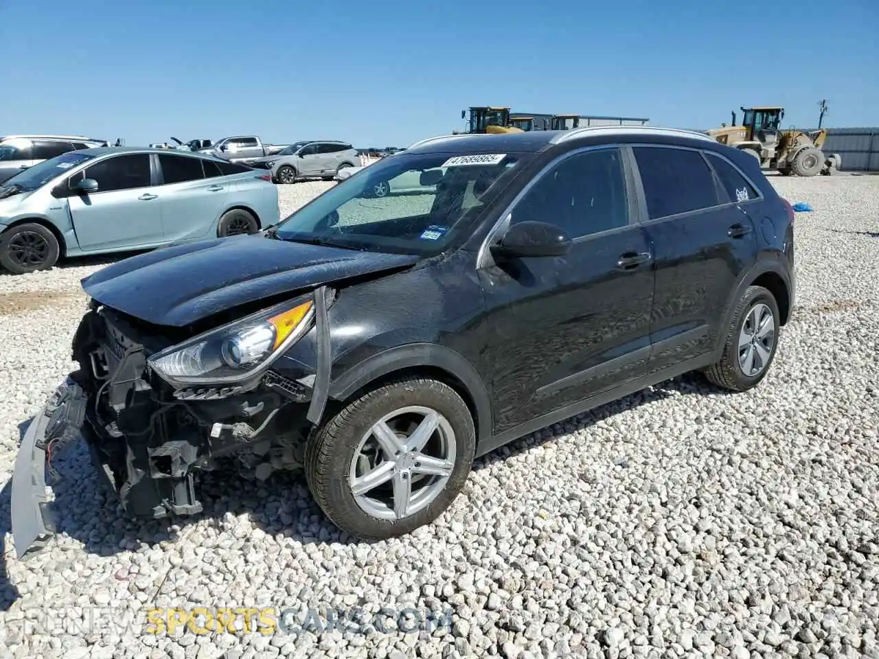 1 Photograph of a damaged car KNDCB3LC3K5240941 KIA NIRO 2019