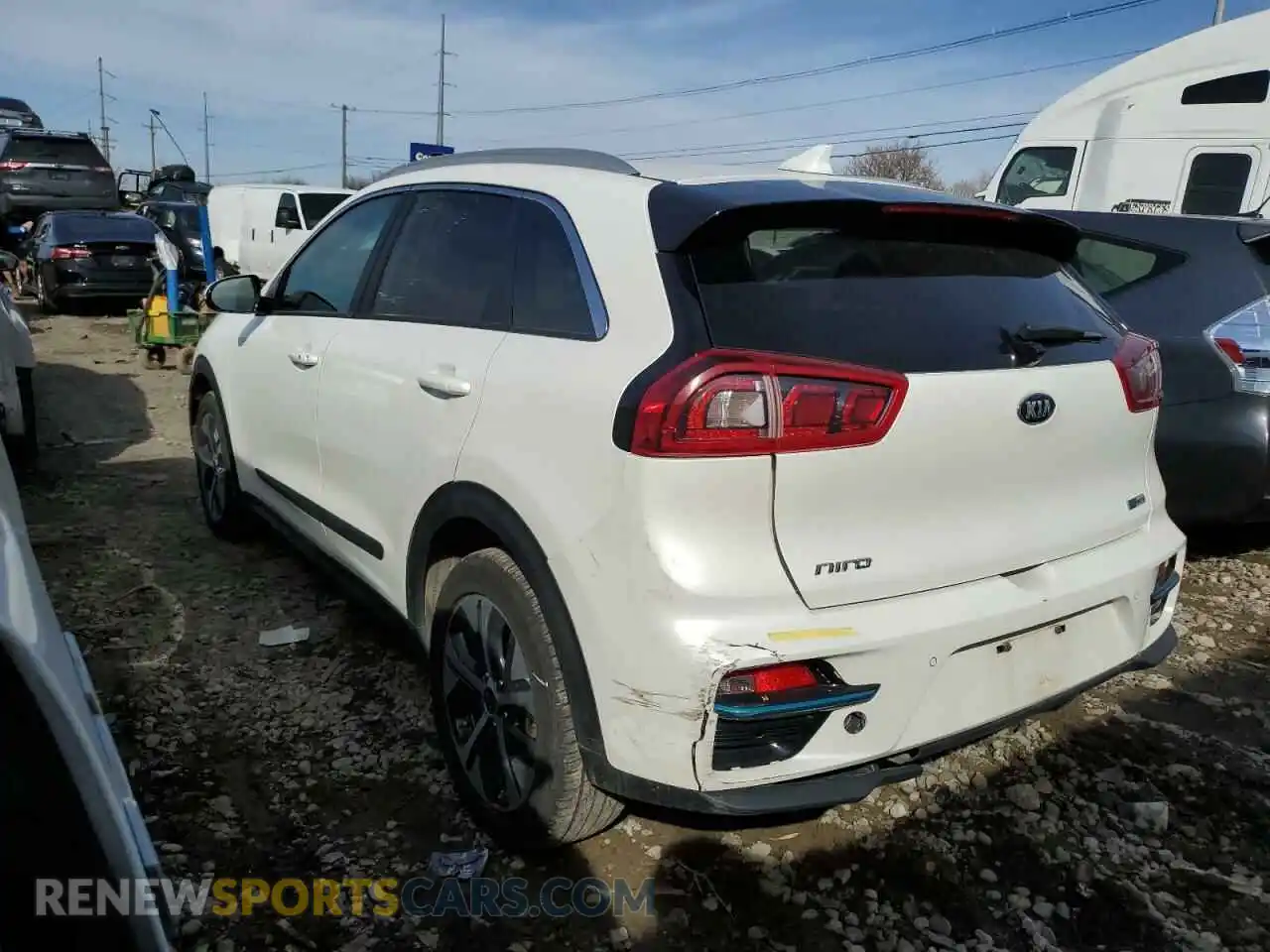 2 Photograph of a damaged car KNDCE3LG3K5030236 KIA NIRO 2019