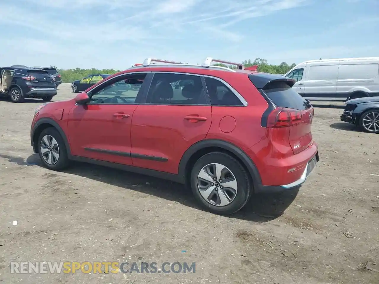 2 Photograph of a damaged car KNDCM3LD1K5327384 KIA NIRO 2019