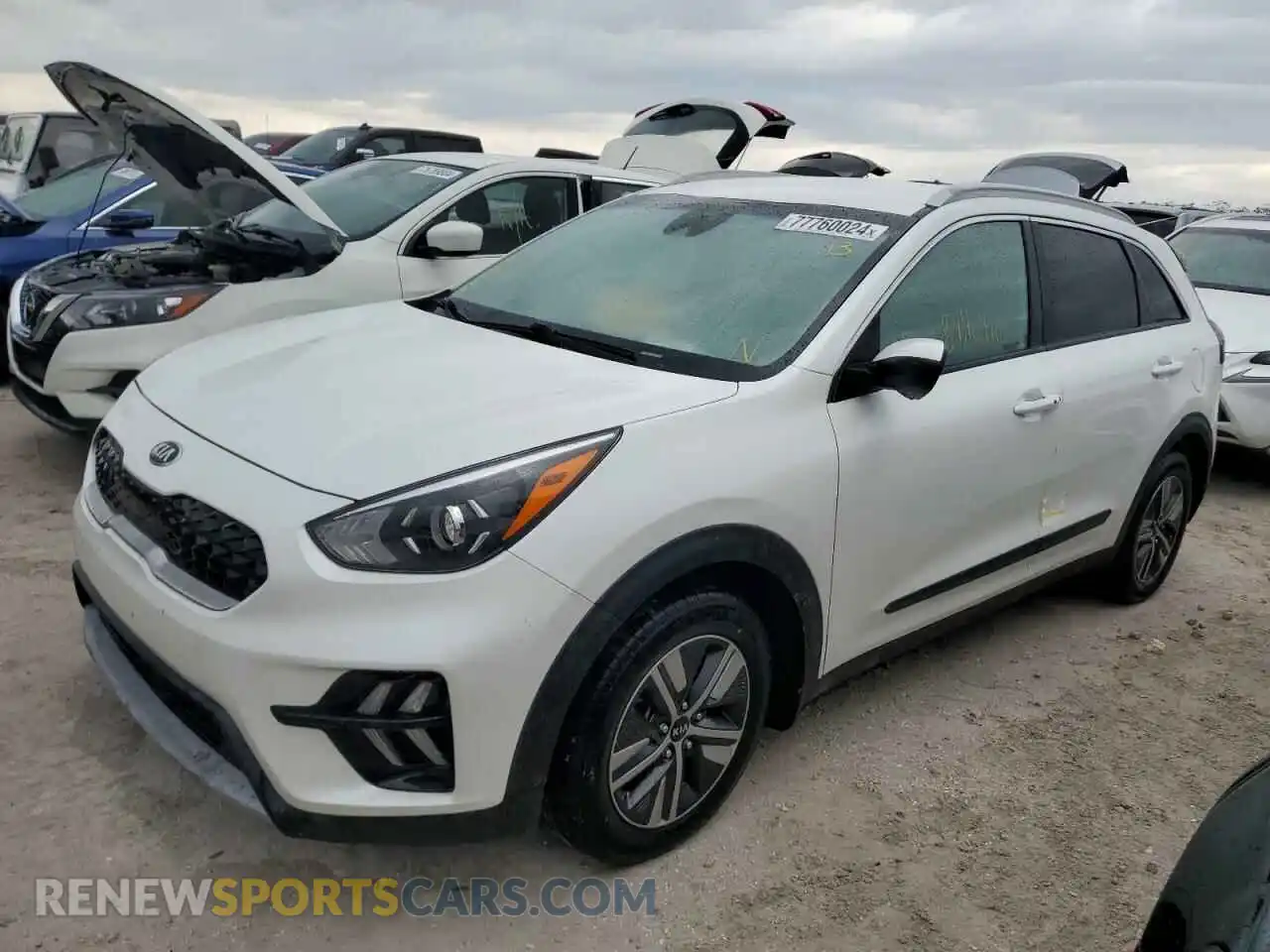 1 Photograph of a damaged car KNDCB3LC0L5399563 KIA NIRO 2020