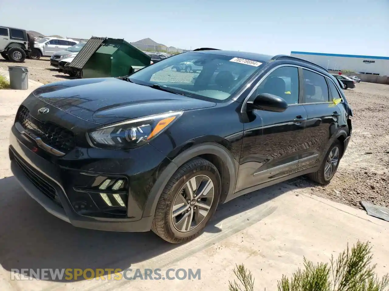1 Photograph of a damaged car KNDCB3LC3L5374494 KIA NIRO 2020