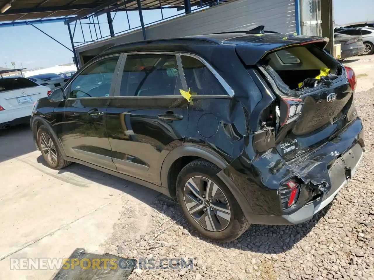 2 Photograph of a damaged car KNDCB3LC3L5374494 KIA NIRO 2020