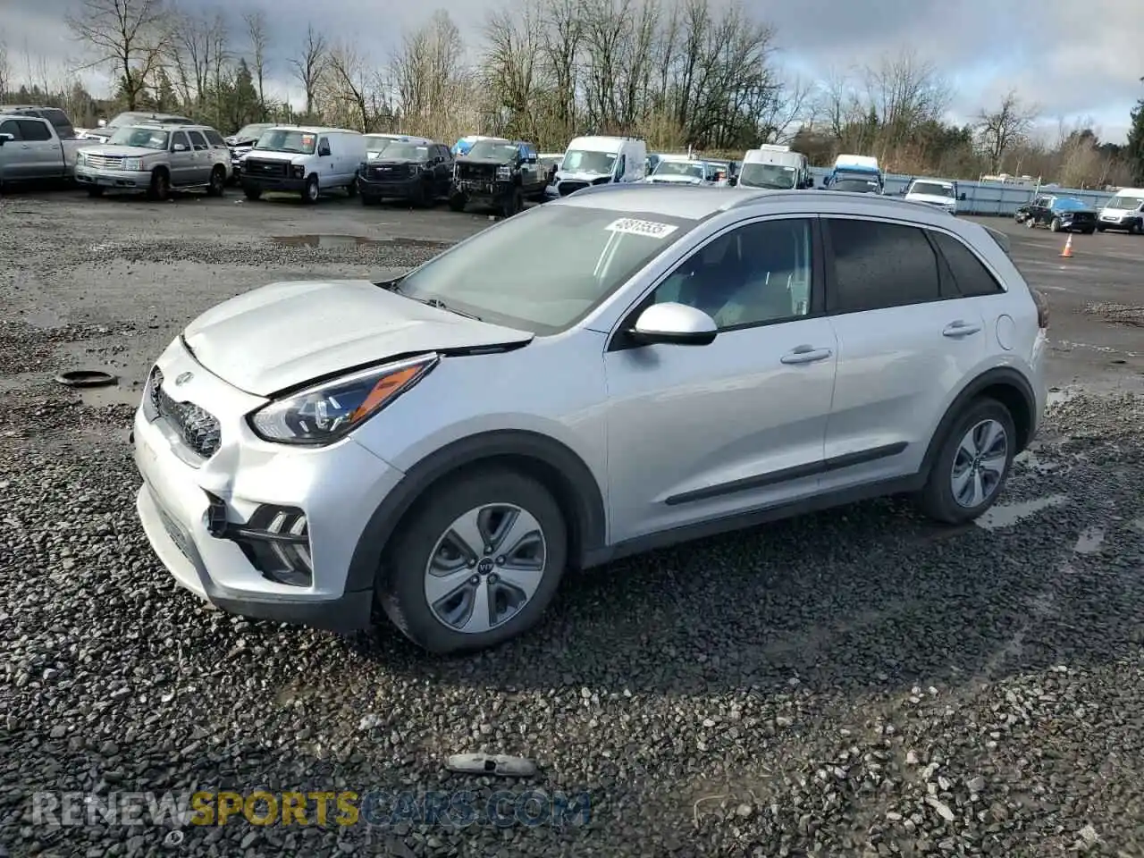 1 Photograph of a damaged car KNDCB3LC3L5395409 KIA NIRO 2020