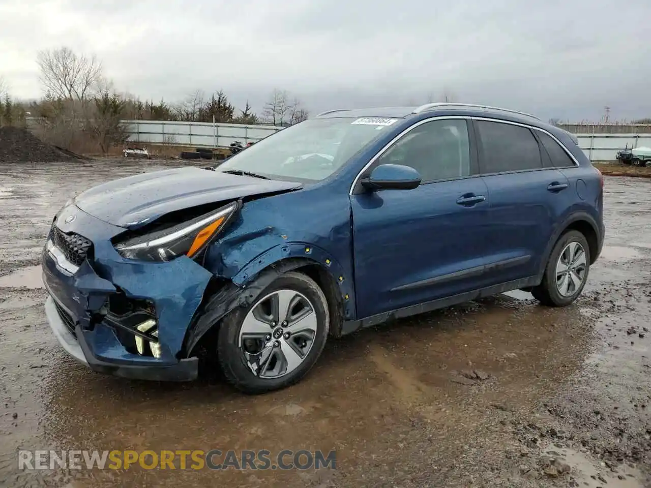 1 Photograph of a damaged car KNDCB3LC4L5448019 KIA NIRO 2020