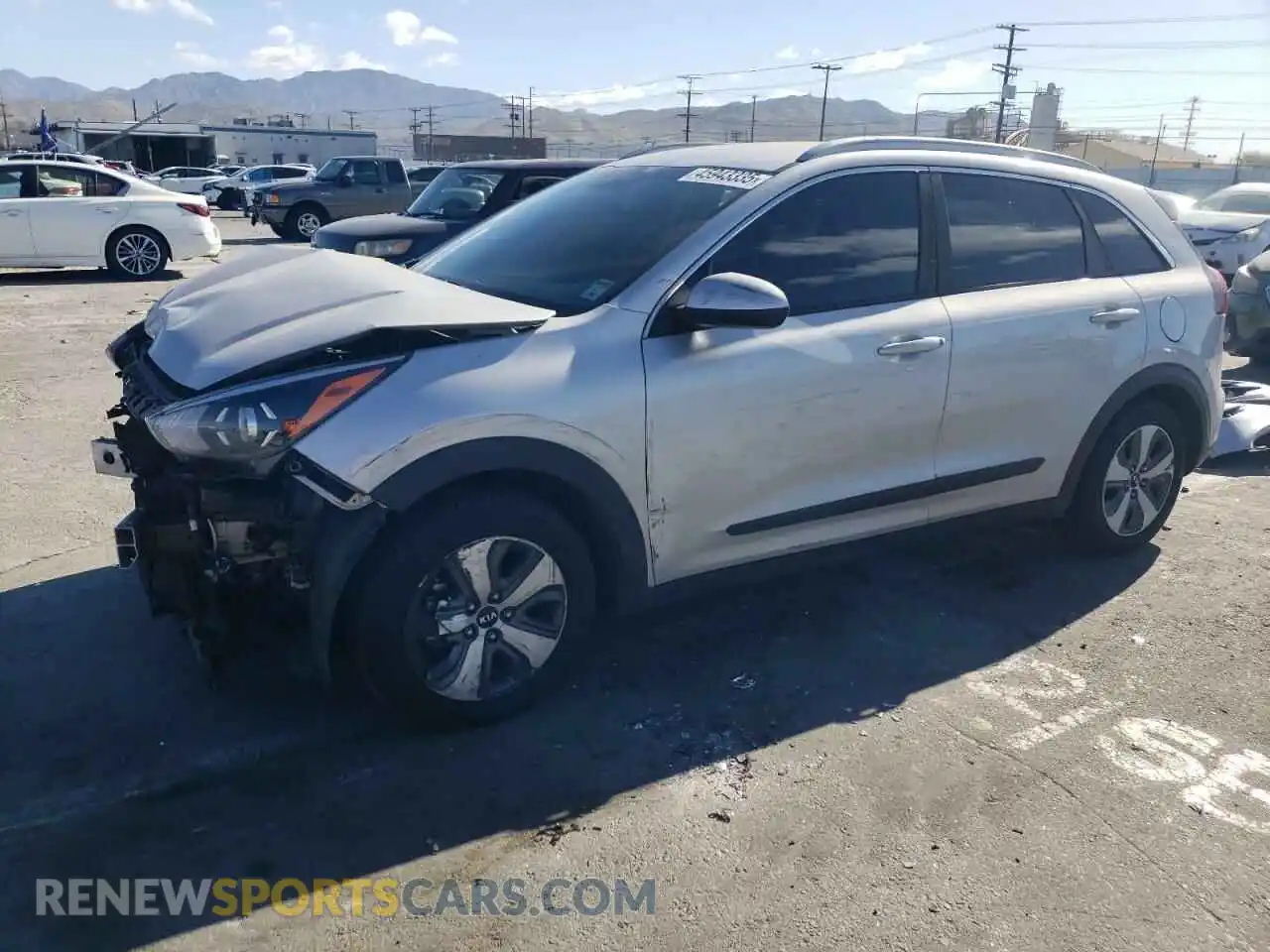 1 Photograph of a damaged car KNDCB3LC6L5394187 KIA NIRO 2020