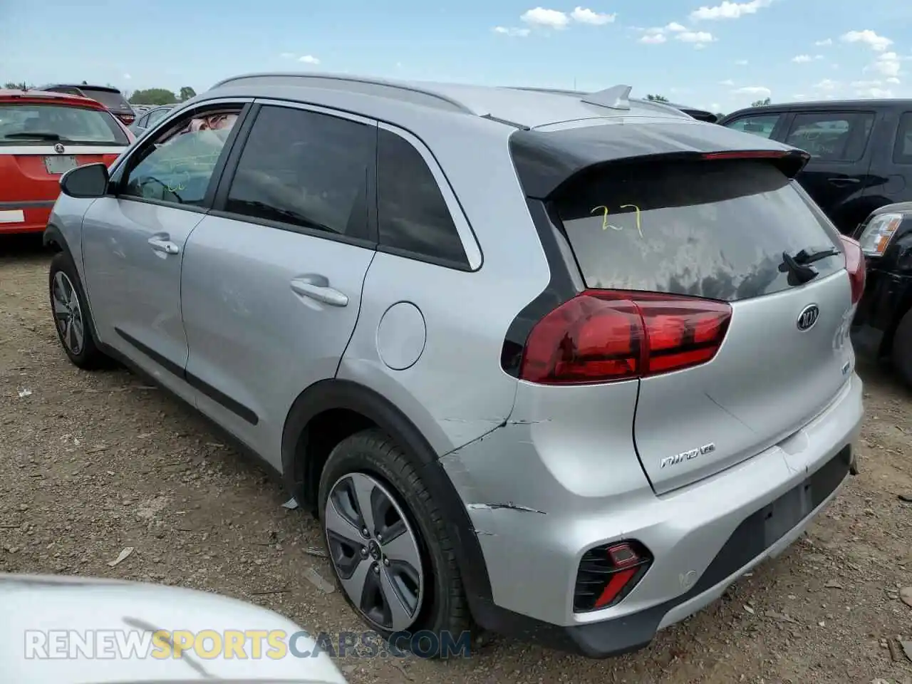 2 Photograph of a damaged car KNDCB3LC6L5438804 KIA NIRO 2020
