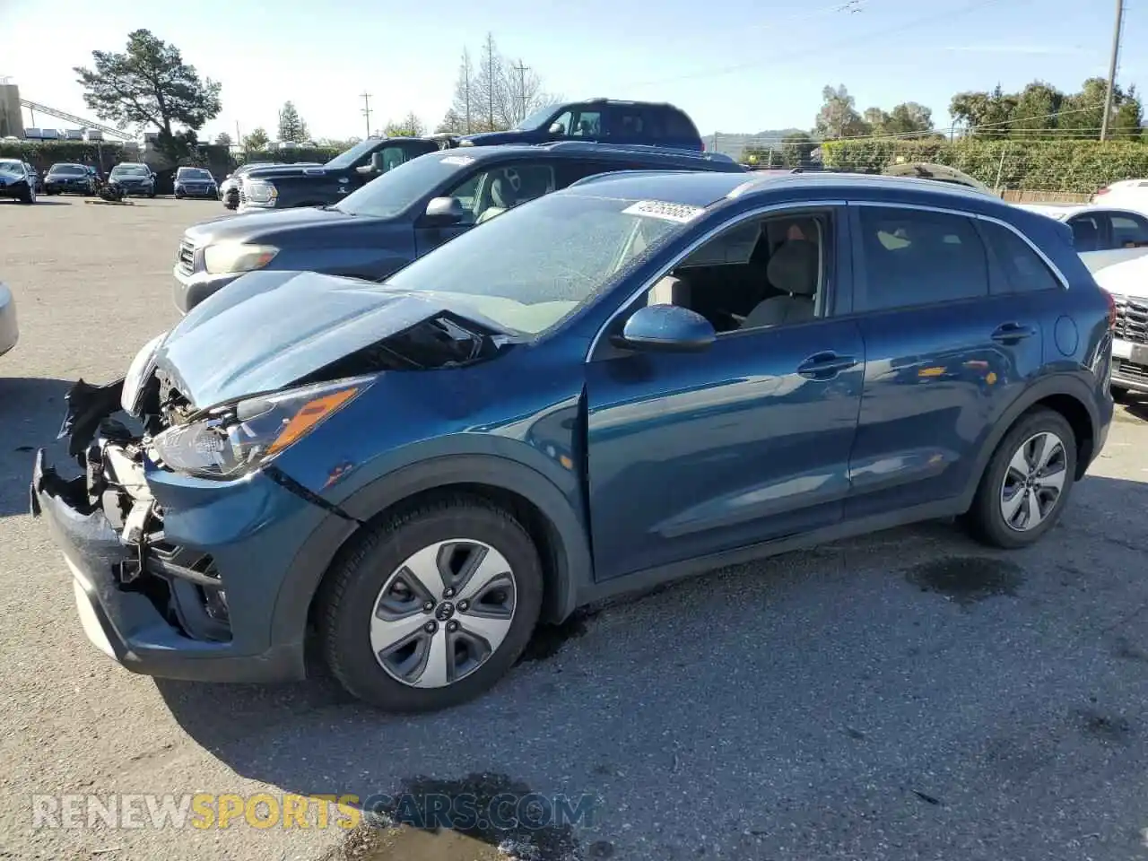 1 Photograph of a damaged car KNDCB3LC7L5359657 KIA NIRO 2020