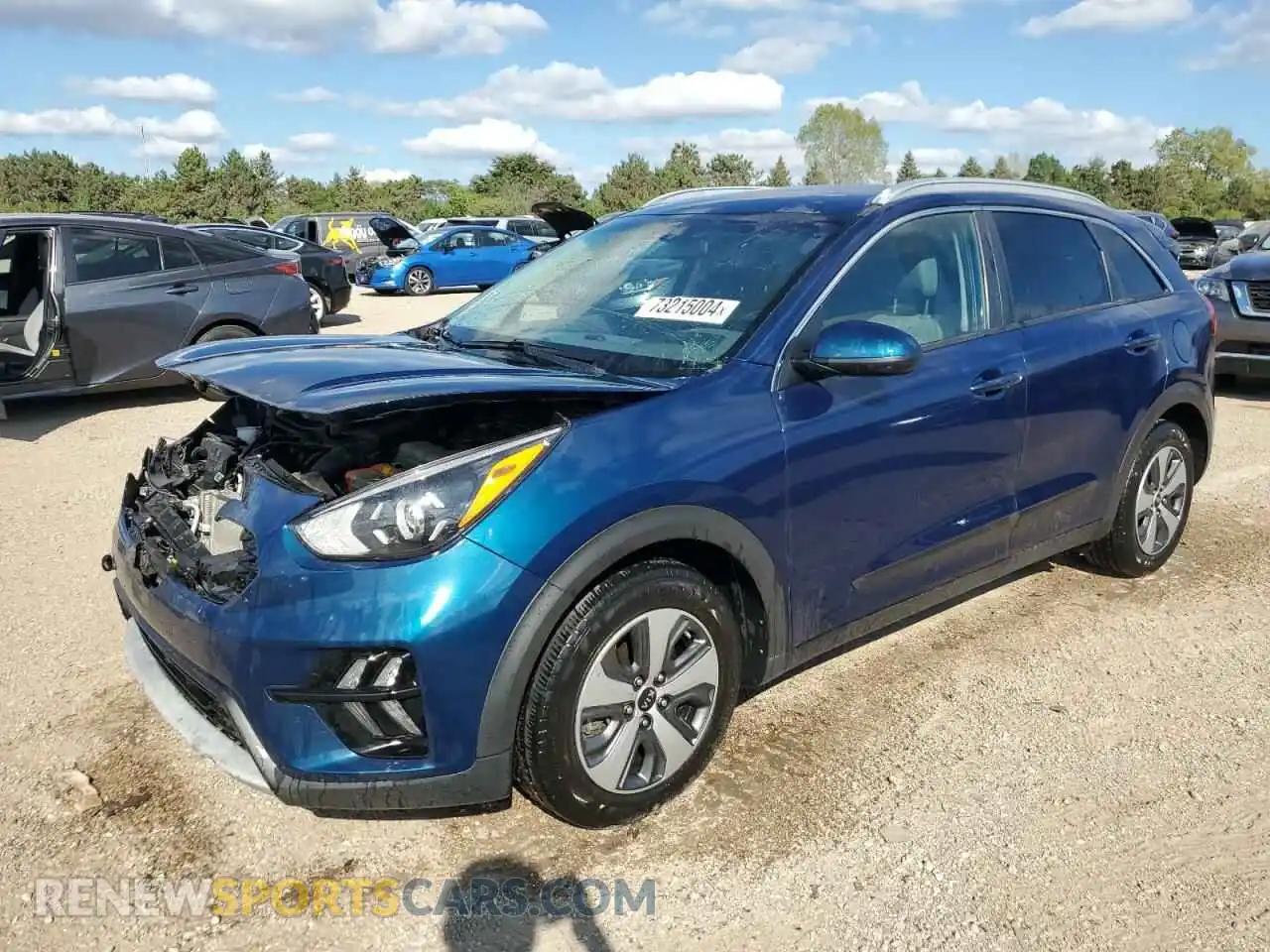 1 Photograph of a damaged car KNDCB3LC8L5397060 KIA NIRO 2020