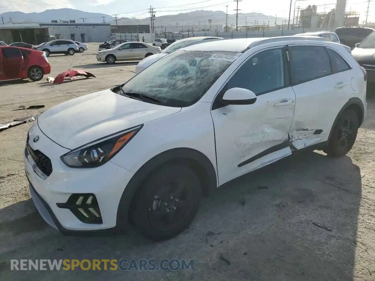 1 Photograph of a damaged car KNDCB3LCXL5423481 KIA NIRO 2020