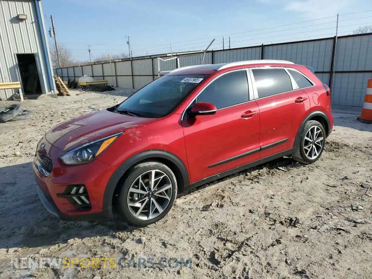 1 Photograph of a damaged car KNDCC3LC2L5427991 KIA NIRO 2020