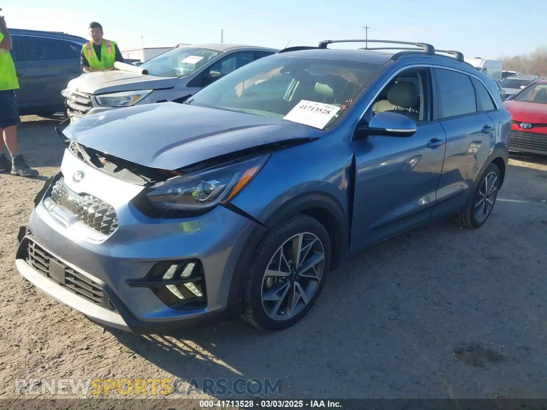 2 Photograph of a damaged car KNDCC3LC5L5421702 KIA NIRO 2020