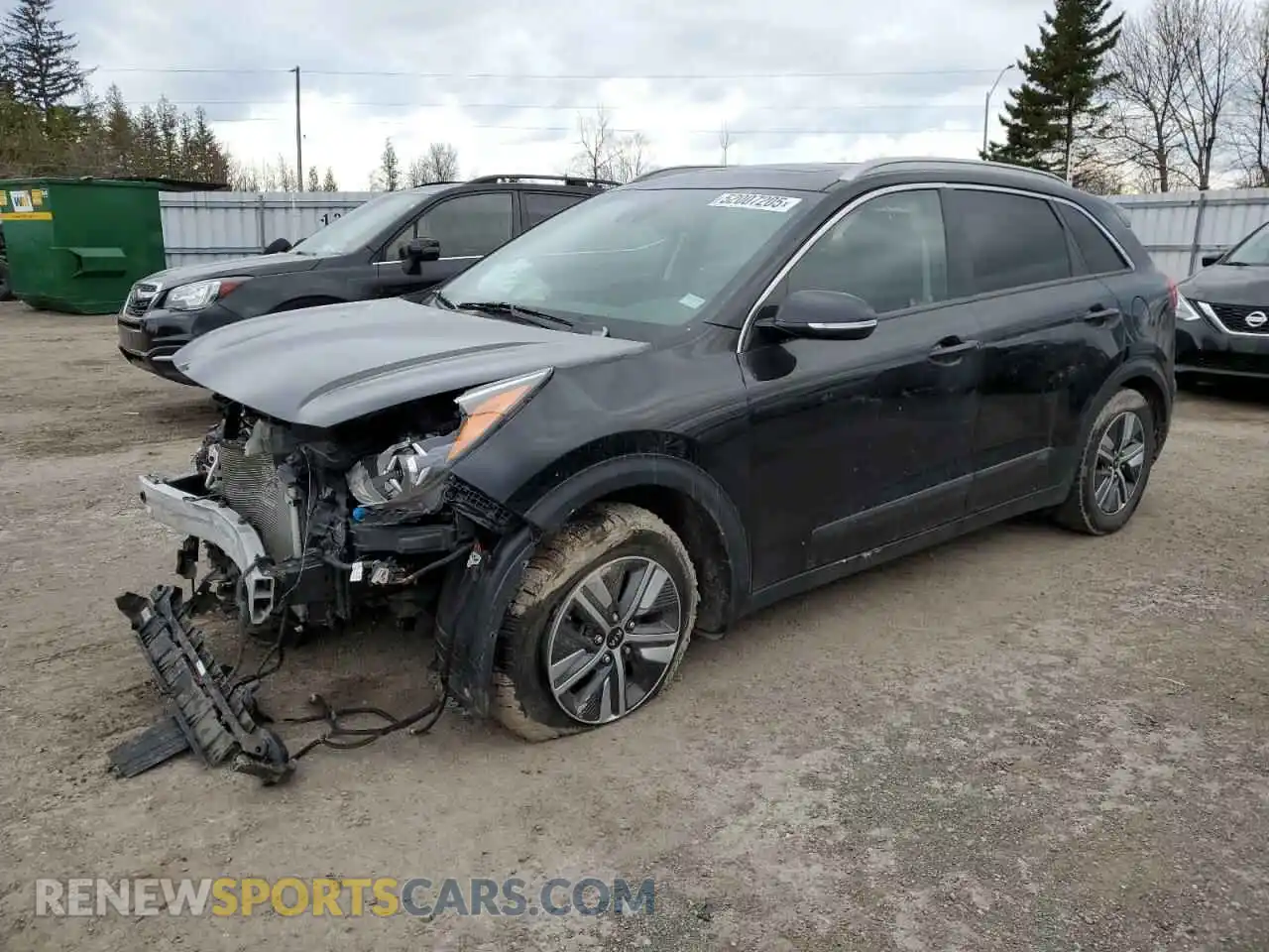 1 Photograph of a damaged car KNDCC3LC5L5433090 KIA NIRO 2020