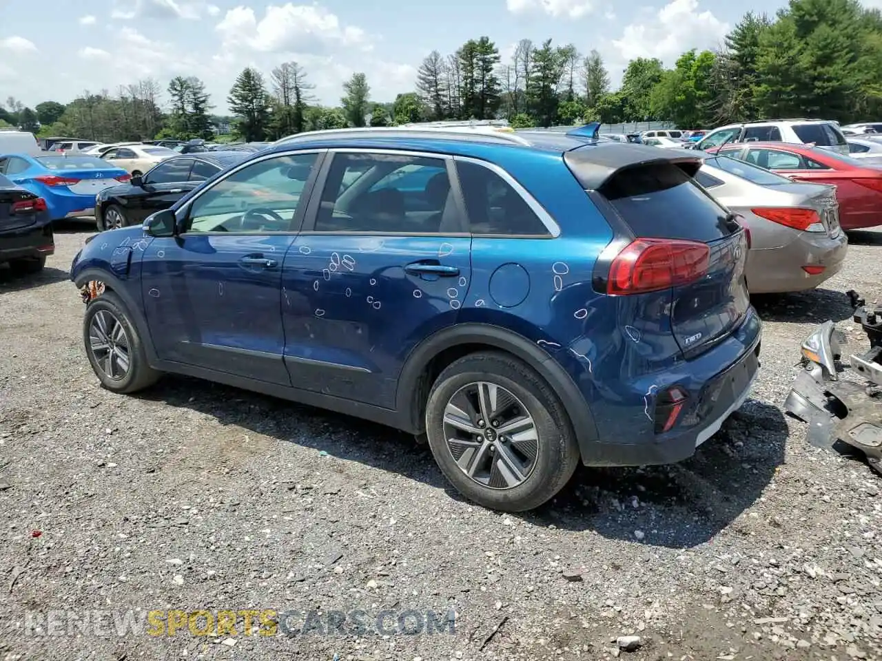 2 Photograph of a damaged car KNDCC3LD2L5363573 KIA NIRO 2020