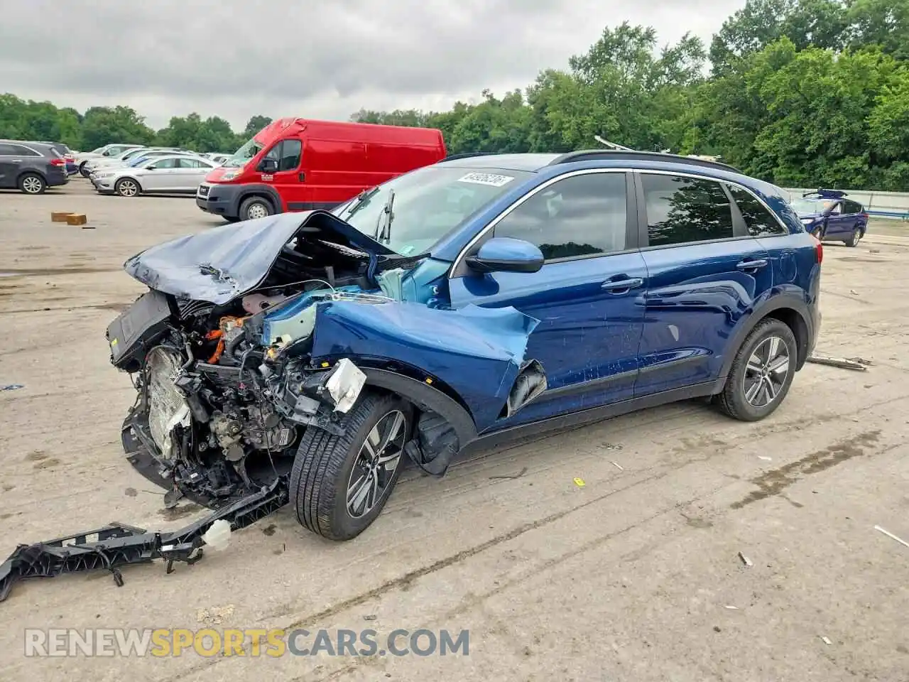 1 Фотография поврежденного автомобиля KNDCB3LC1M5469198 KIA NIRO 2021