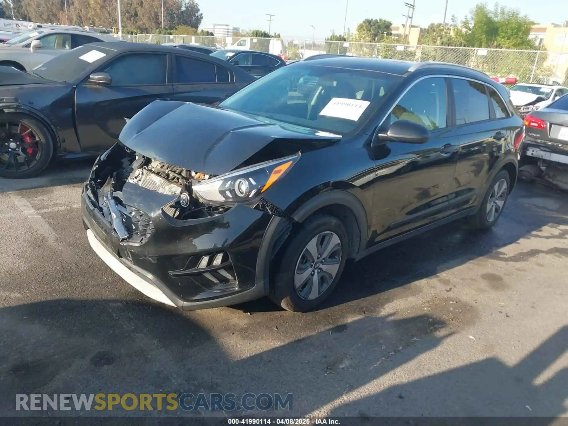 2 Photograph of a damaged car KNDCB3LC3M5485631 KIA NIRO 2021